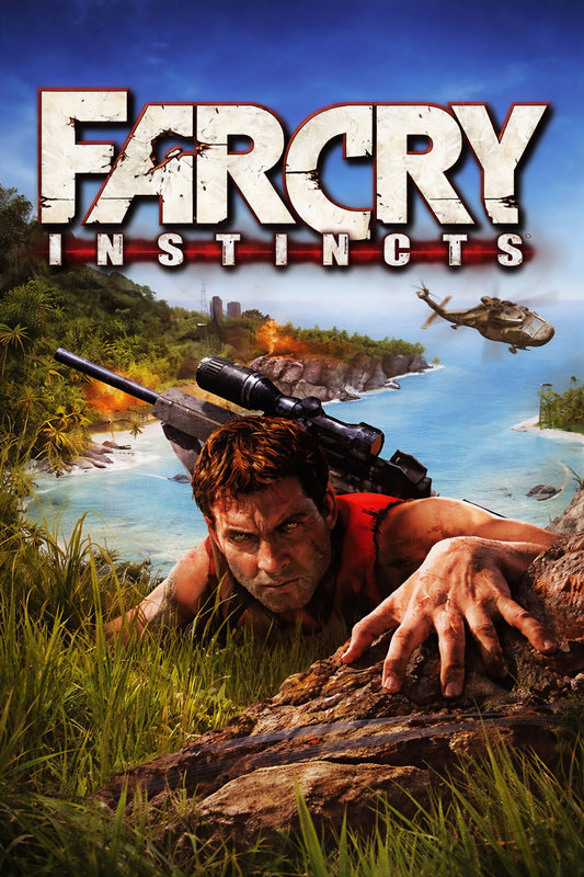 Far Cry Instincts Poster, Jack Carver Survival Shooter Gaming Wall Art