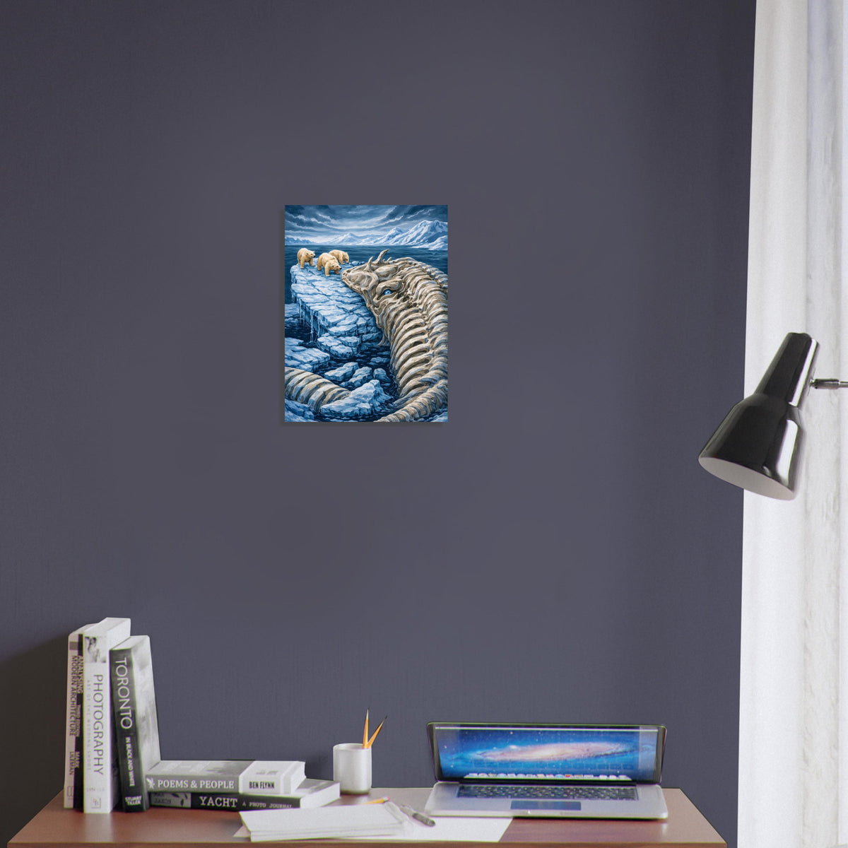 MAGIC THE GATHERING POSTER – POLAR KRAKEN FROZEN SEA MONSTER ART 3