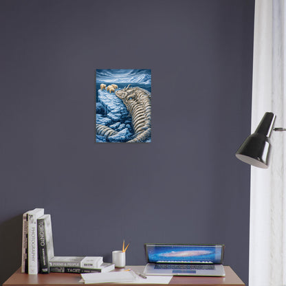 MAGIC THE GATHERING POSTER – POLAR KRAKEN FROZEN SEA MONSTER ART 3