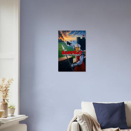 Rampart Arcade Game Poster – Medieval Warrior Castle Defense 1990 Wall Art Decor 3