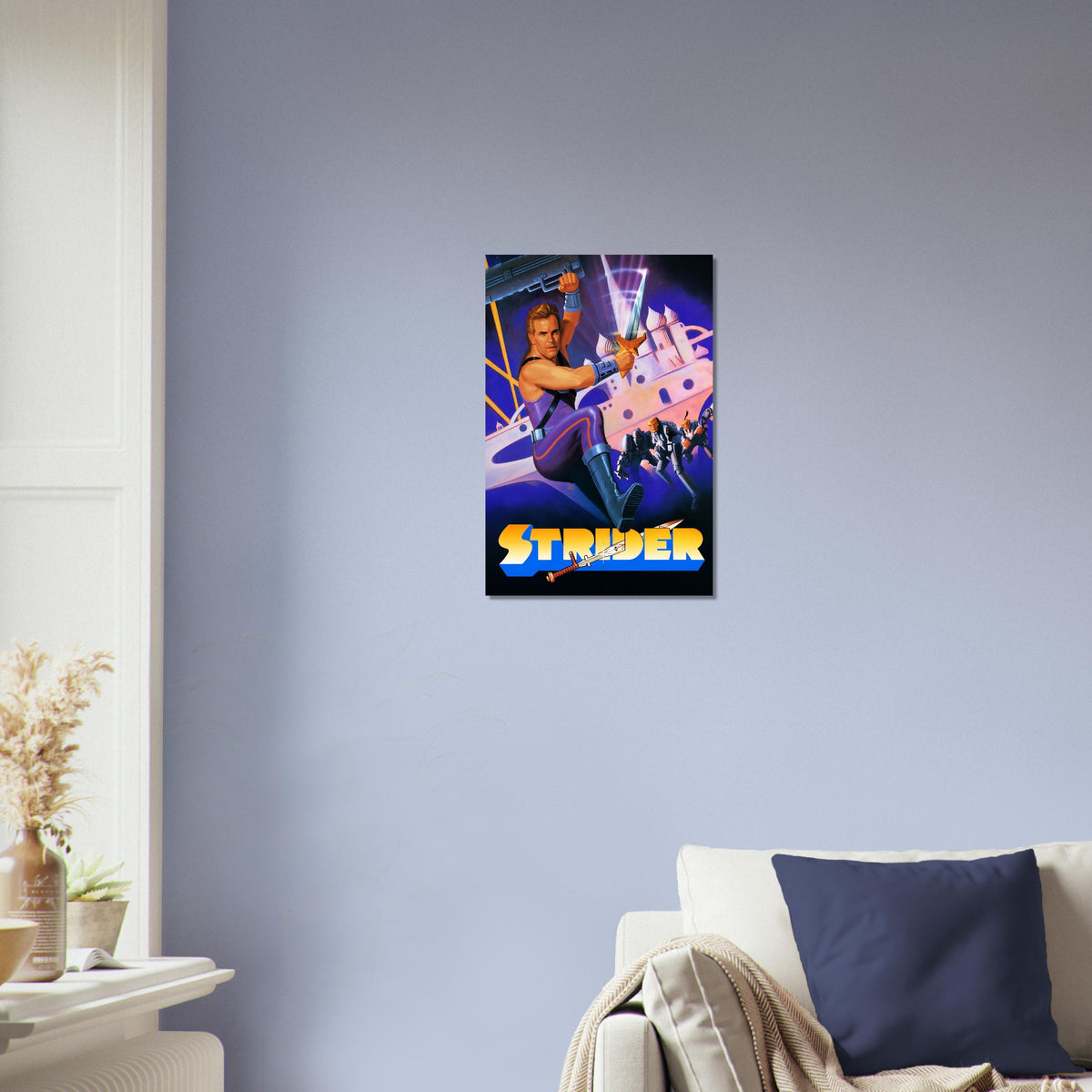 STRIDER Retro Arcade Action Hero Poster – 1989 Video Game Wall Art Decor 3