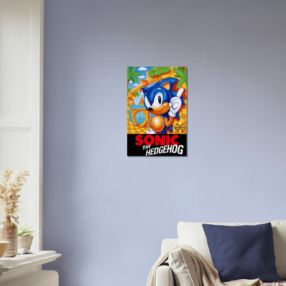 Sonic the Hedgehog Retro Video Game Poster – 1991 Classic Wall Art Decor 3