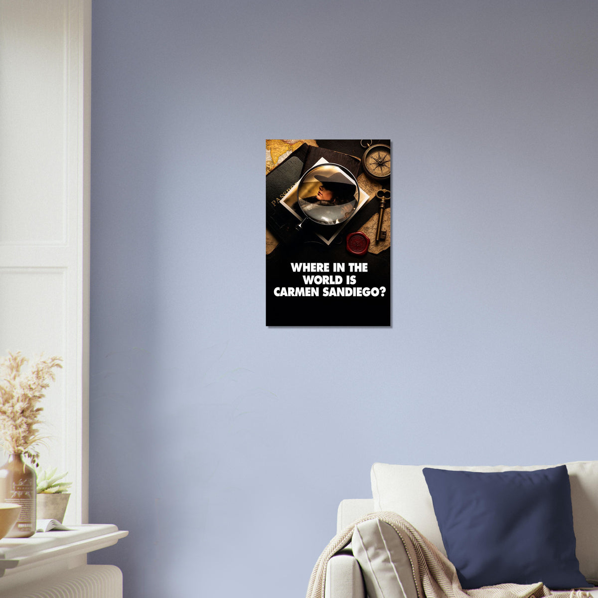 Where in the World is Carmen Sandiego Poster – Detective Mystery Adventure 3