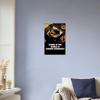 Where in the World is Carmen Sandiego Poster – Detective Mystery Adventure 3