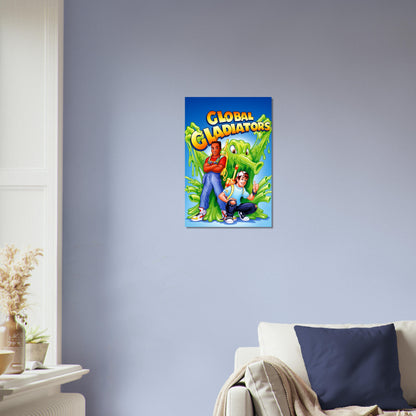 Global Gladiators Poster – Retro Video Game Art Print Wall Art Decor 3