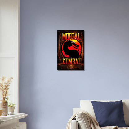 Mortal Kombat Dragon Logo Poster – Fighting Game Icon Art Wall Art Decor 3