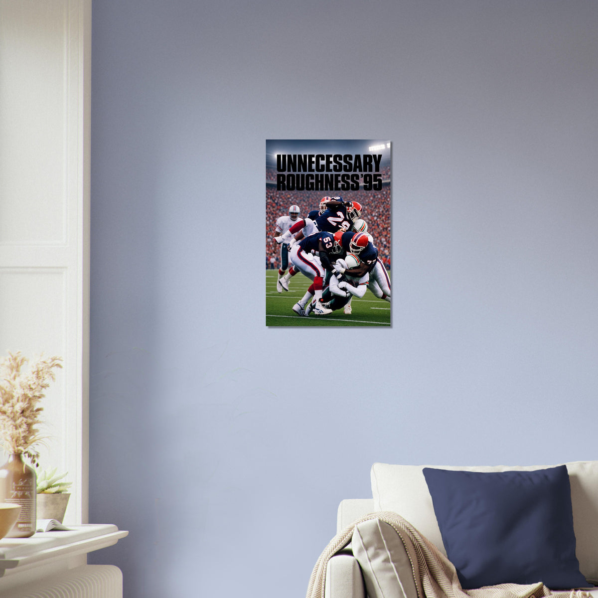 Unnecessary Roughness '95 Football Poster – Stadium Tackle Art Wall Art Decor 3