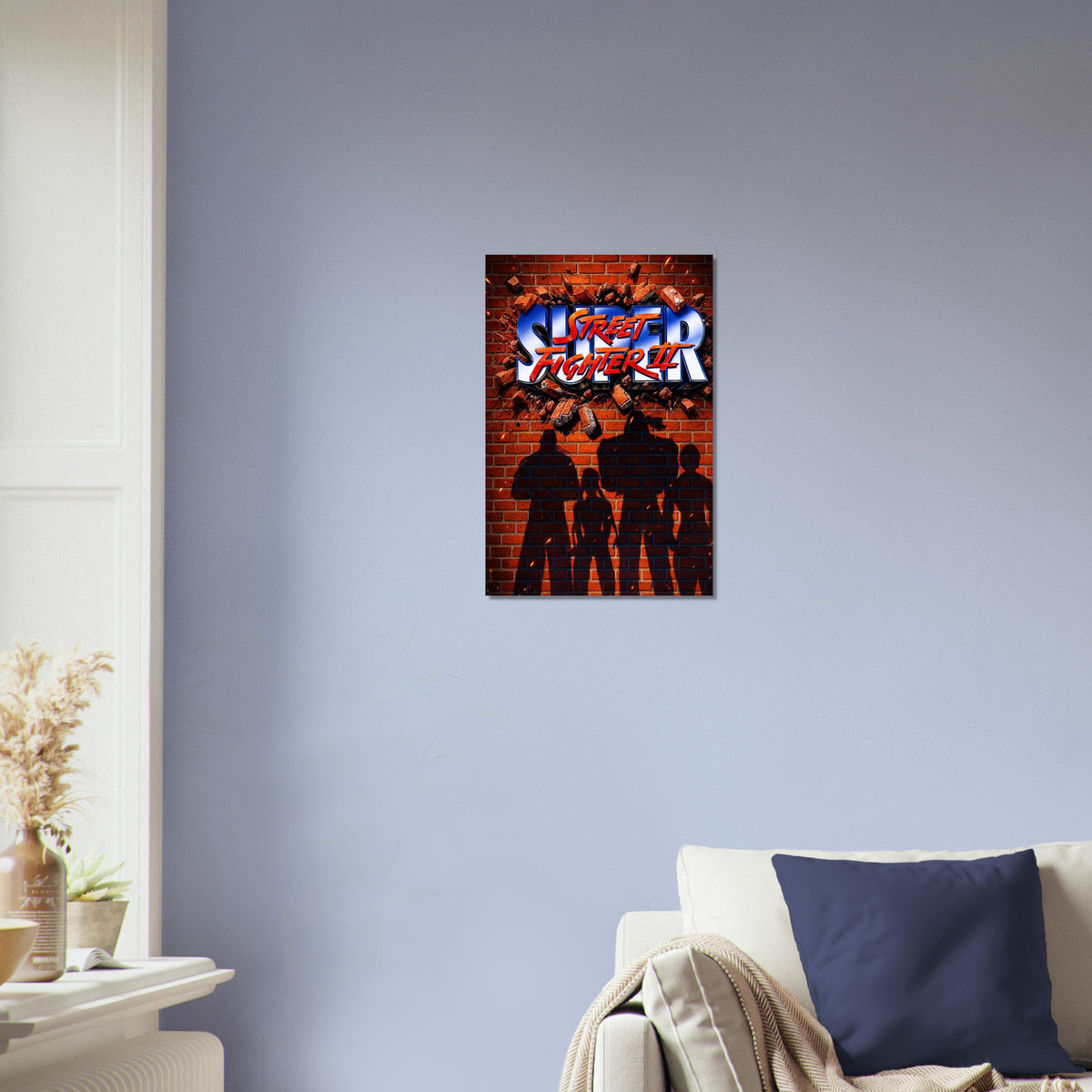 Super Street Fighter II Poster - The New Challengers Arcade Game Art 3
