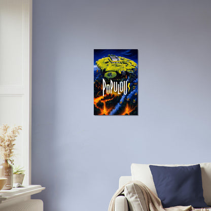 Populous Poster - Floating Island Castle God Game Art Wall Art Decor 3