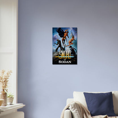 Sword of Sodan Poster – Fantasy Warriors Castle Adventure Art Wall Art Decor 3