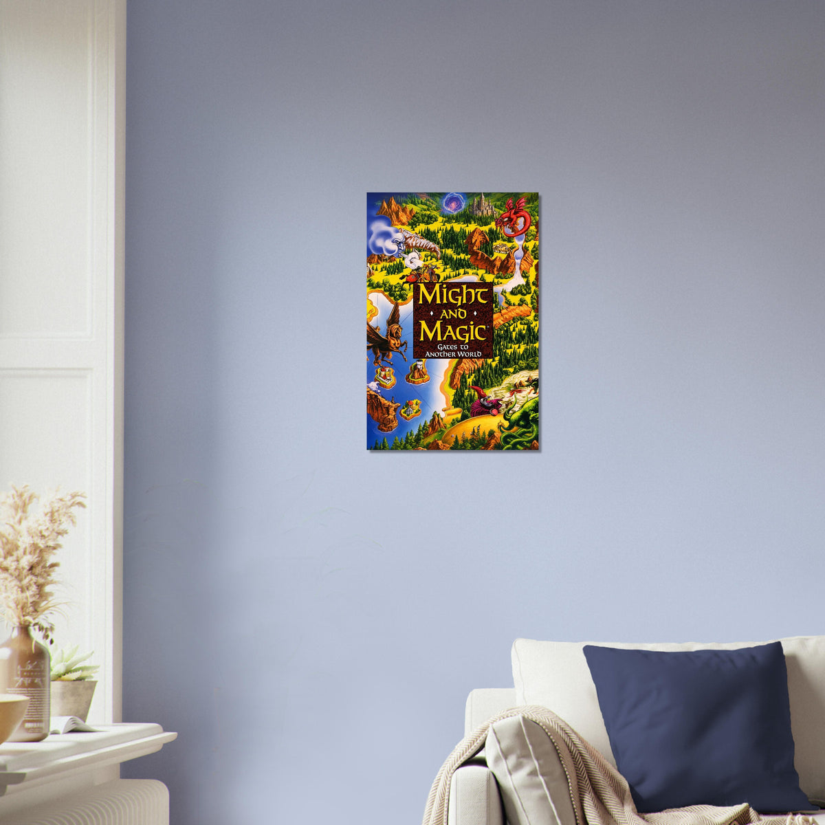 Might and Magic Gates to Another World Poster – Fantasy Adventure Art 3