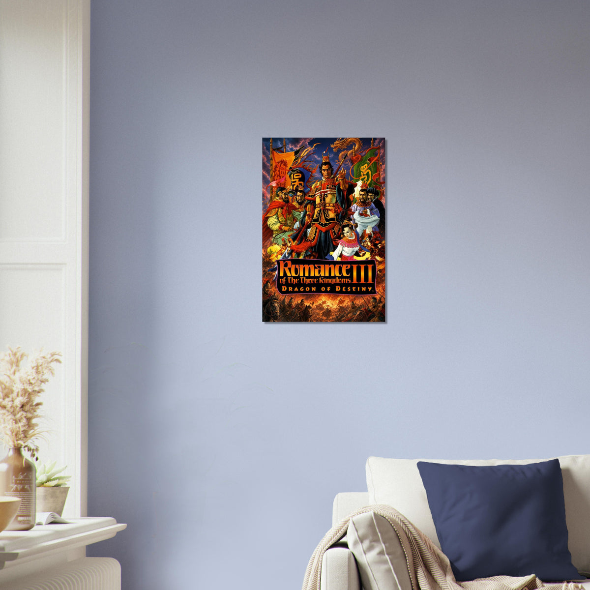 Romance of the Three Kingdoms III Dragon of Destiny Poster Wall Art Decor 3