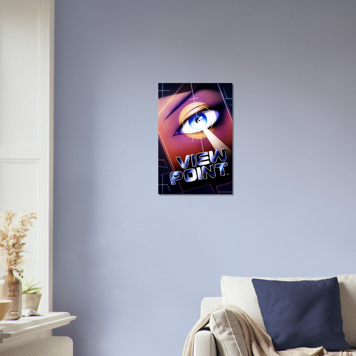 Viewpoint Poster – Futuristic Eye Targeting Sci-Fi Artwork Wall Art Decor 3