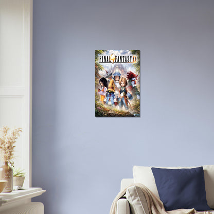 FINAL FANTASY IX POSTER PS1 GAME COVER ART CLASSIC JRPG PARTY PORTRAIT 3