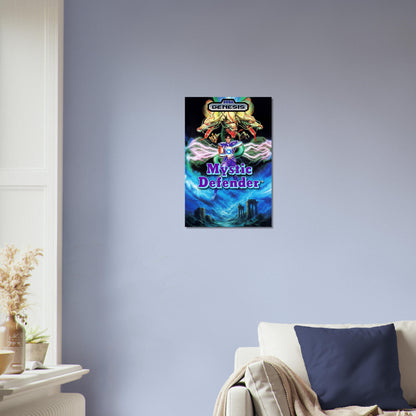 Mystic Defender Poster – Fantasy Hero Dragon Battle Video Game Art 3