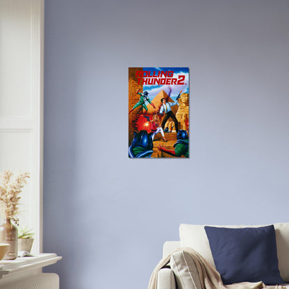 Rolling Thunder 2 Poster – Action Adventure Video Game Art Wall Art Decor 3