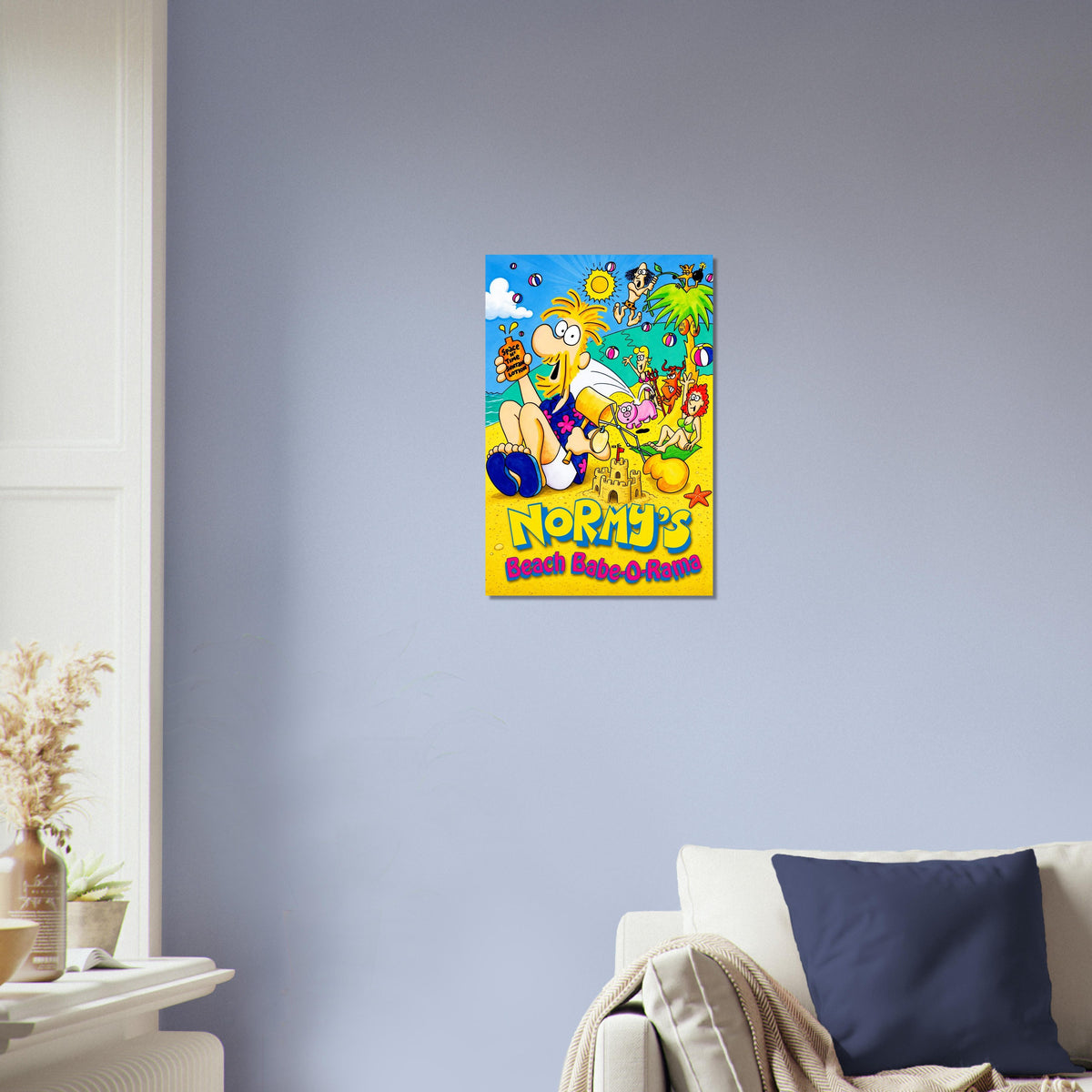 Normy's Beach Babe-O-Rama Poster - Retro Comedy Game Art Wall Art Decor 3