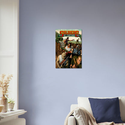 Soldiers of Fortune Poster – Action Adventure Mercenary Combat Art 3