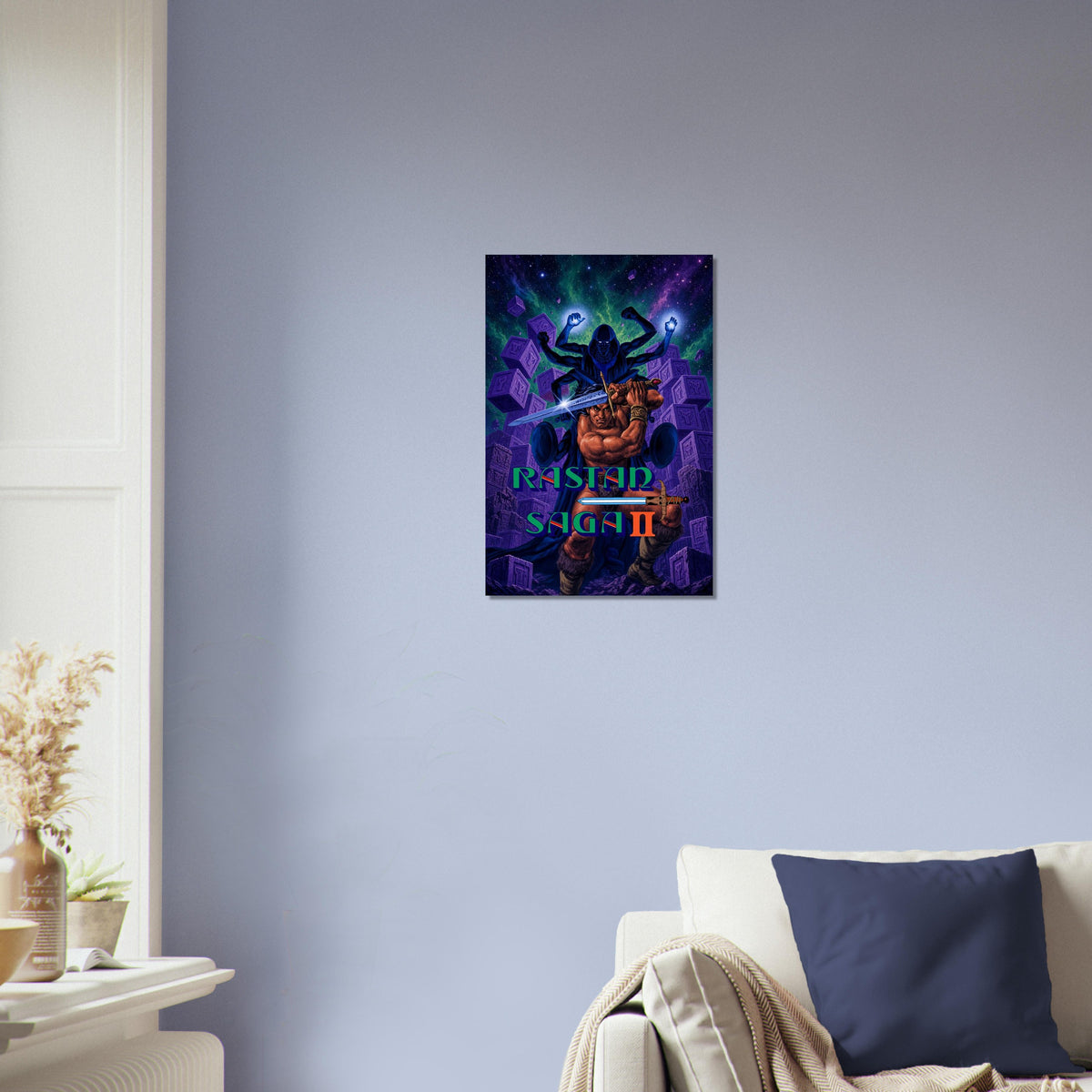 Rastan Saga II Poster – Barbarian Warrior with Magic Sword Wall Art Decor 3