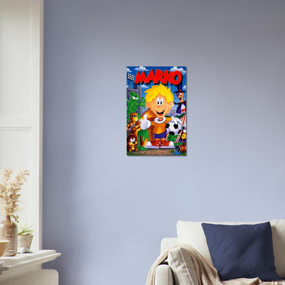 Marko's Magic Football Poster - Retro Platformer Game Art Wall Art Decor 3
