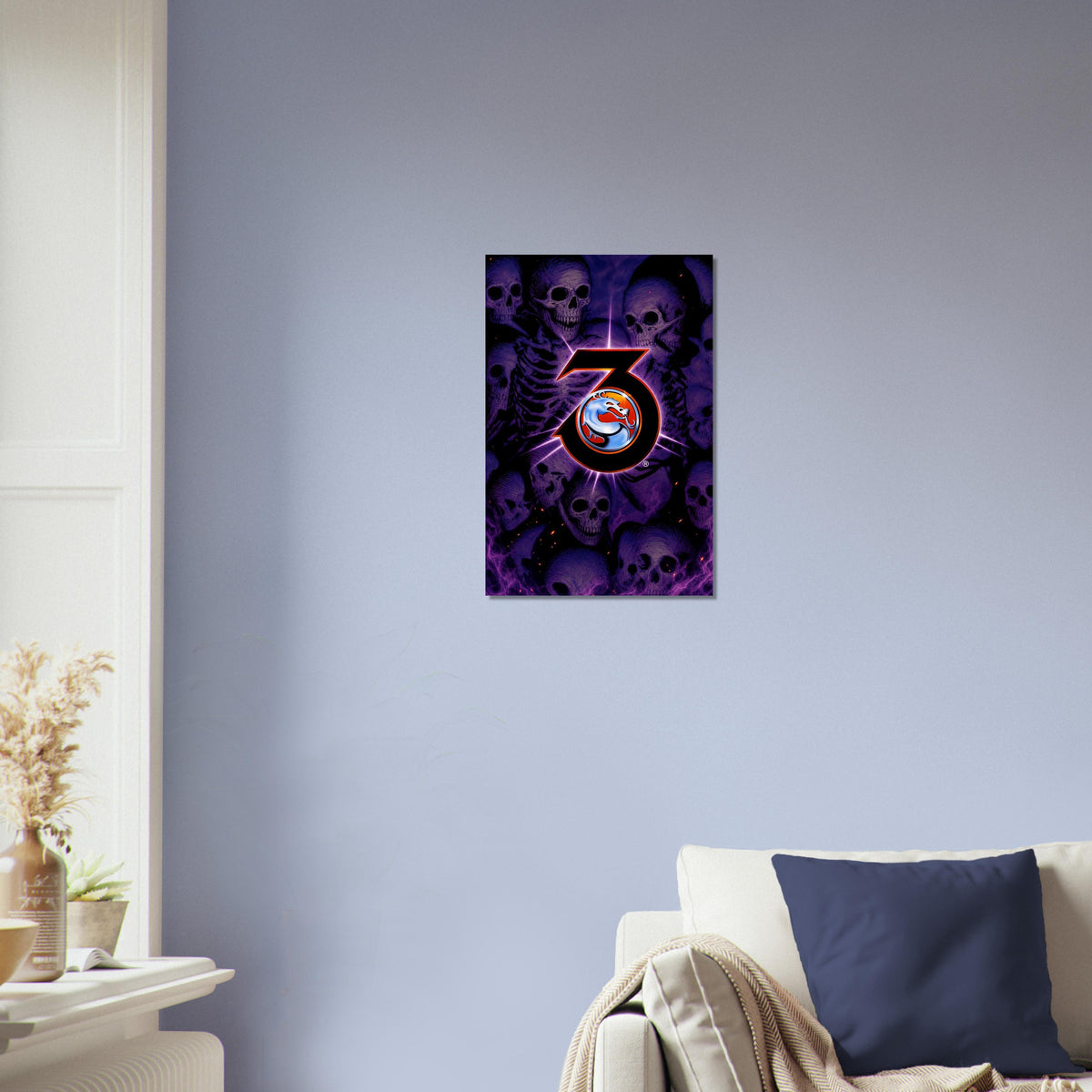 Mortal Kombat 3 Poster - Dragon Logo Arcade Fighting Game Art Wall Art 3