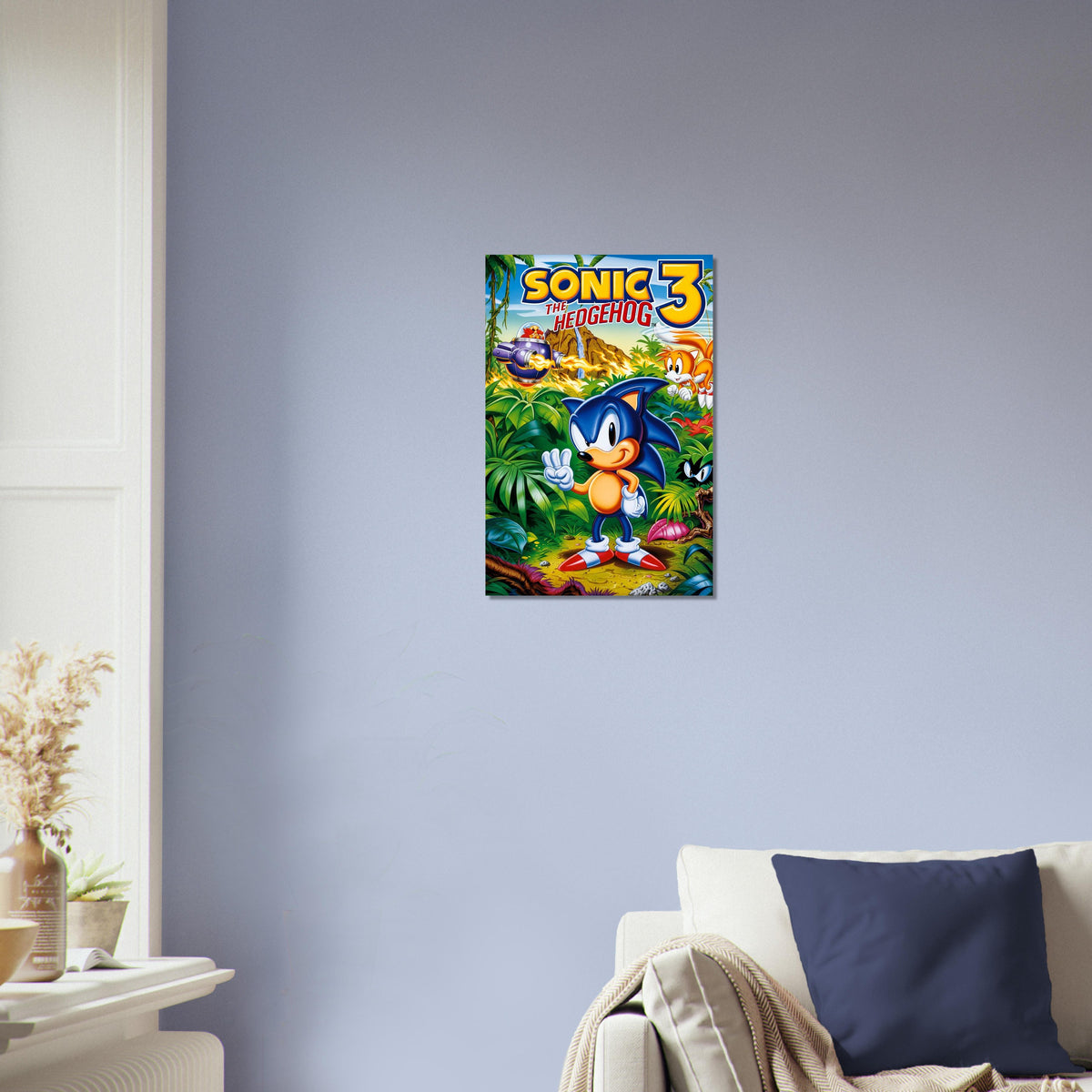 Sonic the Hedgehog 3 Poster – Classic Video Game Art Print Wall Art Decor 3