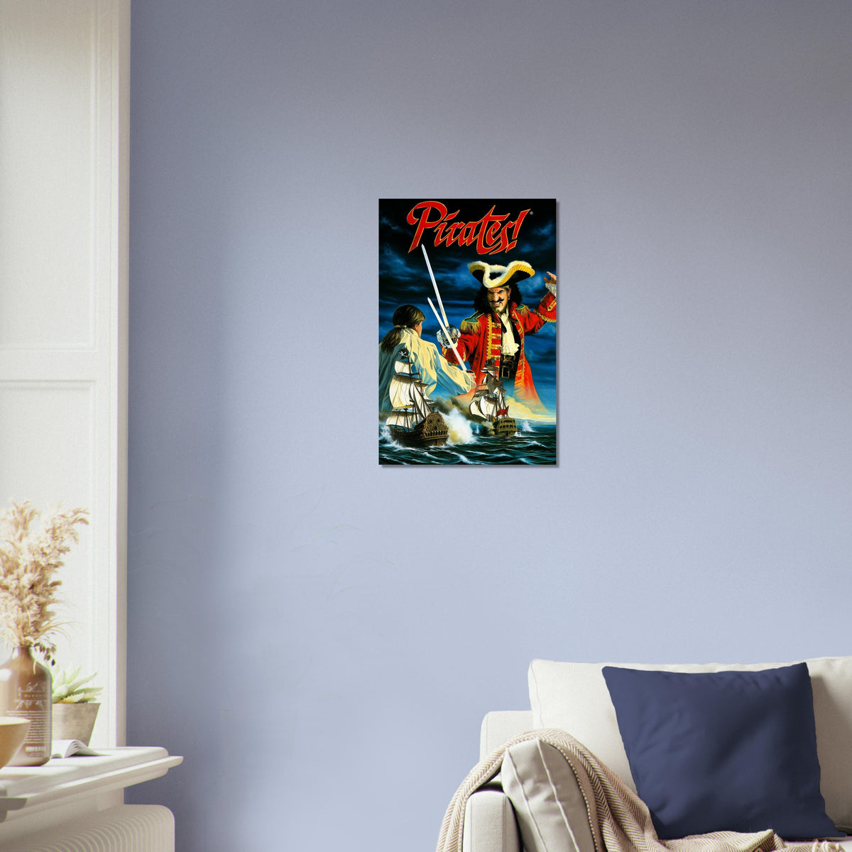 Pirates! Gold Poster - Swashbuckling Sea Battle Retro Game Art Wall Art 3