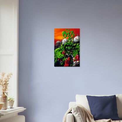 The Ooze Poster – Toxic Slime Monster Video Game Art Wall Art Decor 3