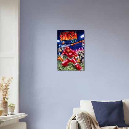 Super Smash TV Arcade Game Poster – Retro 90s Action Wall Art Decor 3