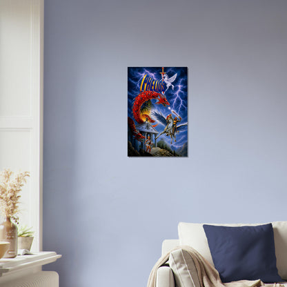 Phelios Poster - Winged Warrior Greek Myth Retro Game Art Wall Art Decor 3