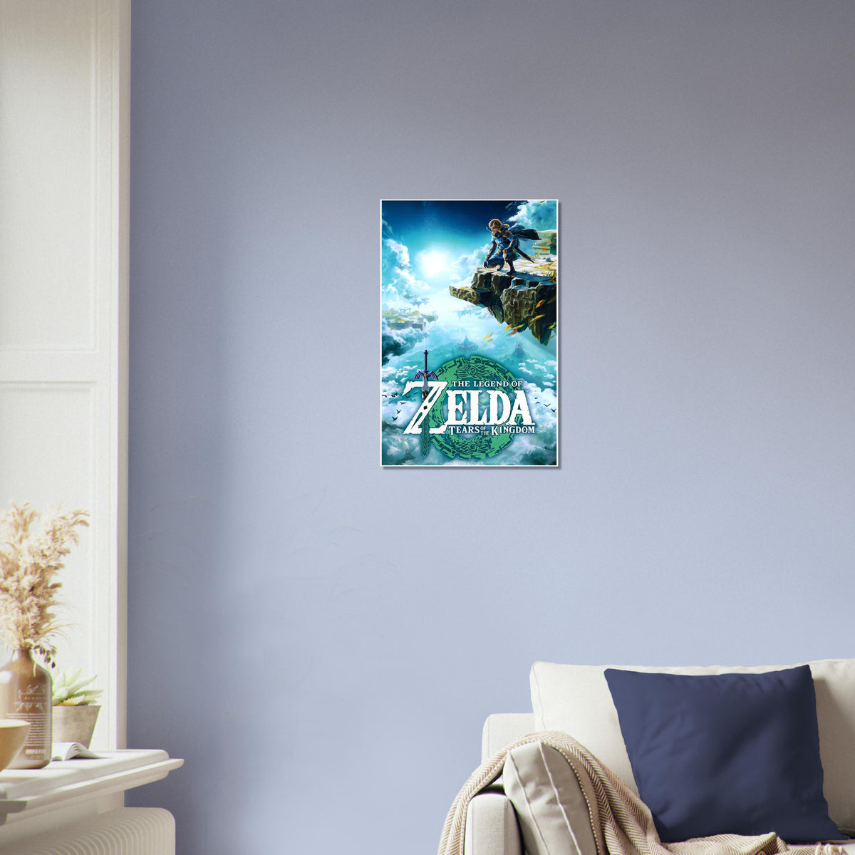 THE LEGEND OF ZELDA - TEARS OF THE KINGDOM POSTER - LINK SKY ISLAND ART PRINT 3