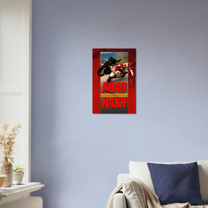 Road Rash Poster - Motorcycle Racing Retro Game Cover Art Wall Art Decor 3