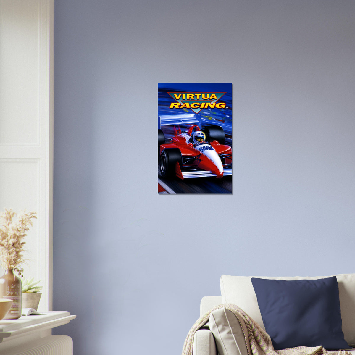 Virtua Racing Poster – Formula Race Car Driver 1992 Wall Art Decor 3