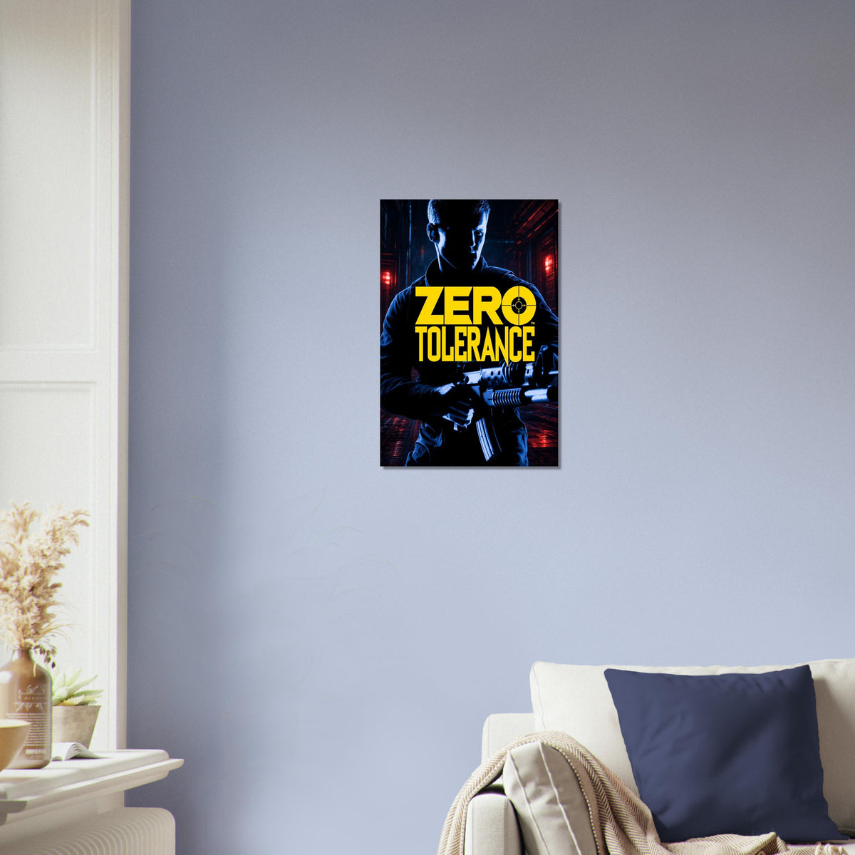 Zero Tolerance Action Poster – Armed Tactical Operative Wall Art Decor 3