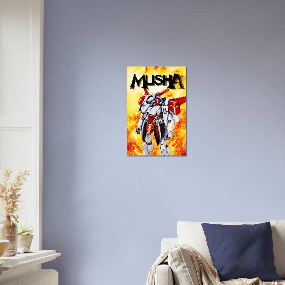 M.U.S.H.A. MUSHA Poster - Mecha Robot Shmup Retro Game Art Wall Art Decor 3
