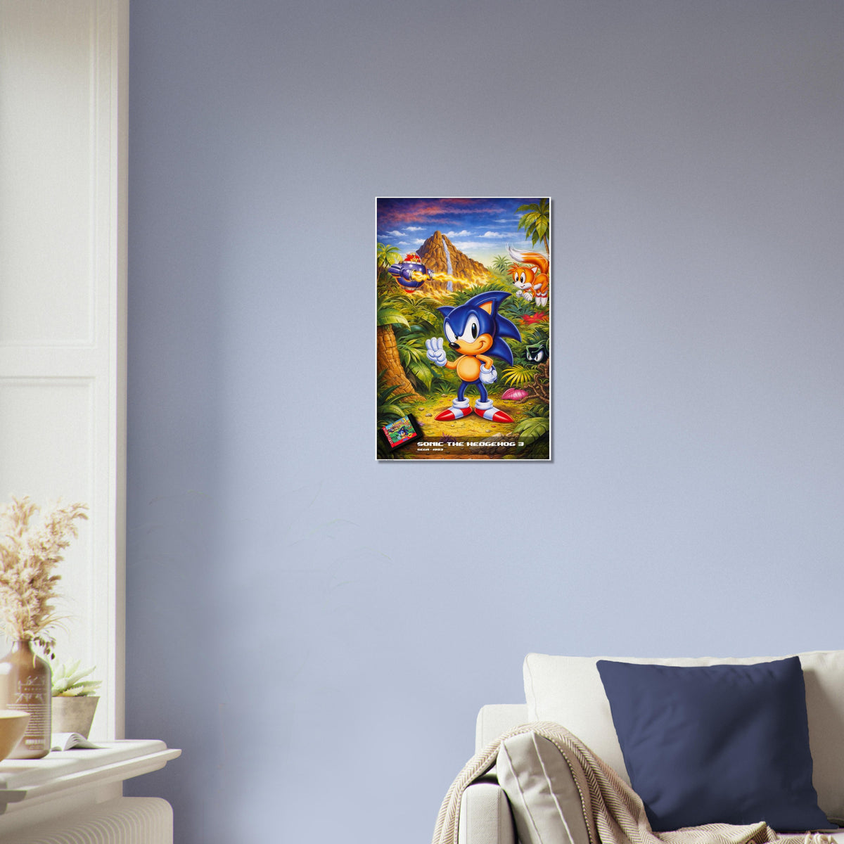 Sonic the Hedgehog 3 Tropical Showdown Poster - Retro Video Game Art 3