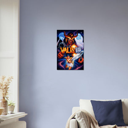 VALIS III Poster – Demon Warrior Fantasy Video Game Art Wall Art Decor 3