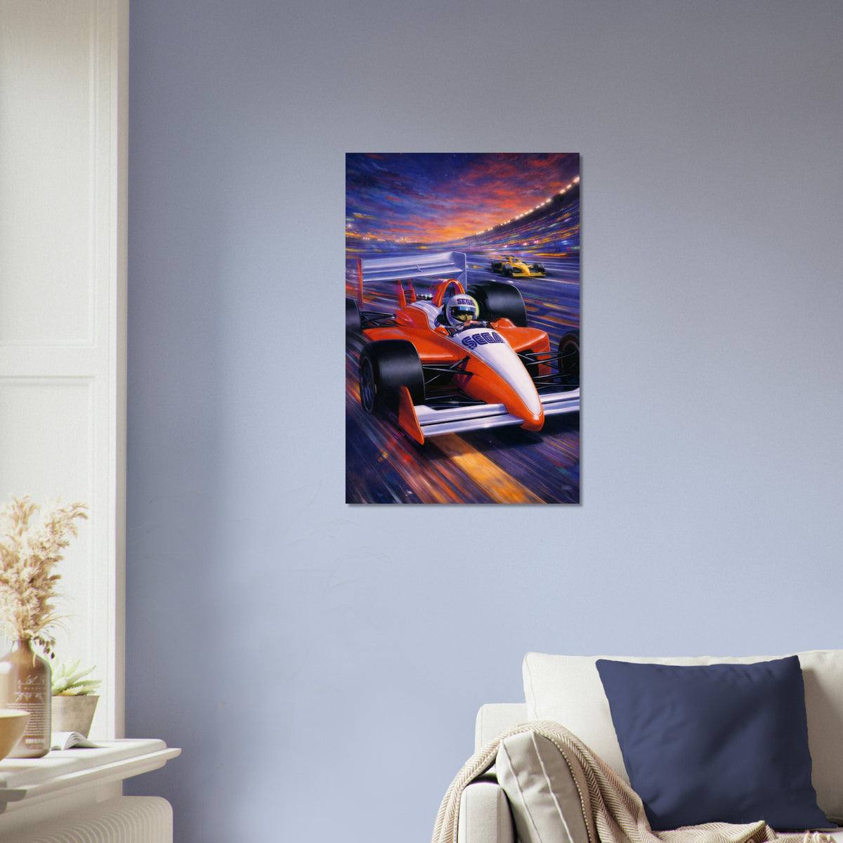 Virtua Racing Poster - 1992 Cover Art - Formula 1 Arcade Print 4