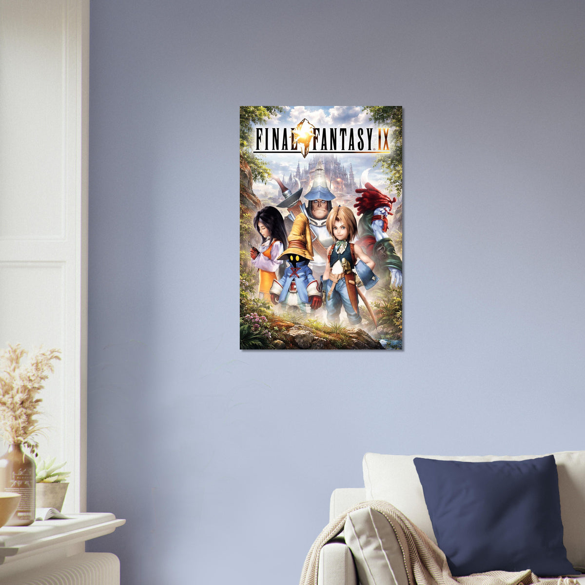 FINAL FANTASY IX POSTER PS1 GAME COVER ART CLASSIC JRPG PARTY PORTRAIT 4