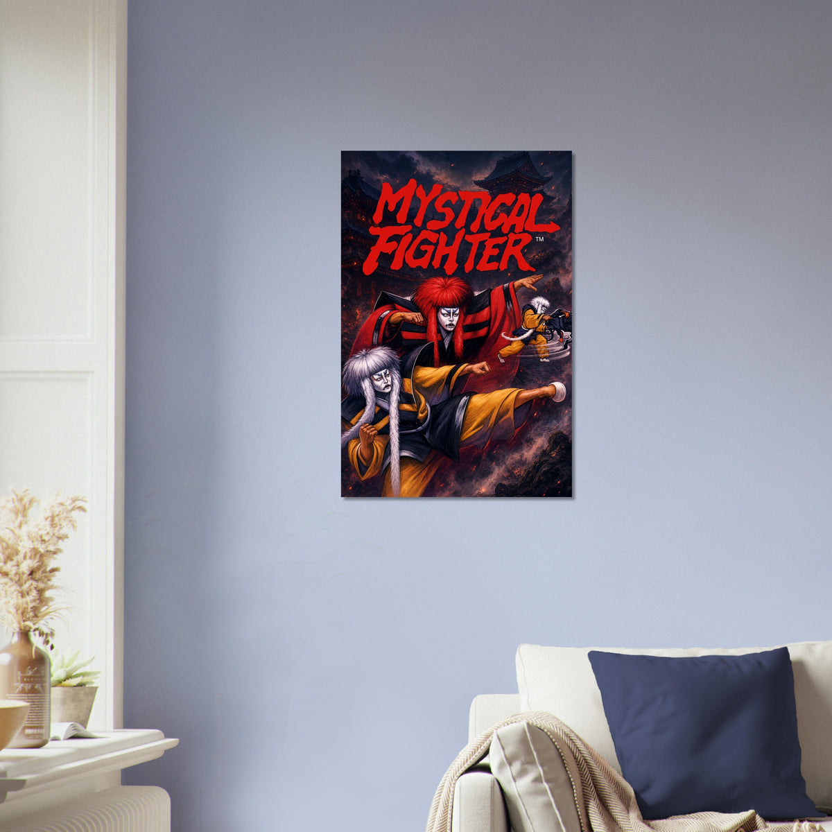 Mystical Fighter Poster – Warrior Women Combat Art Wall Art Decor 4