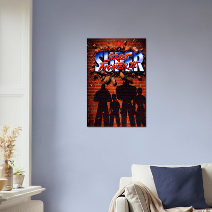 Super Street Fighter II Poster - The New Challengers Arcade Game Art 4