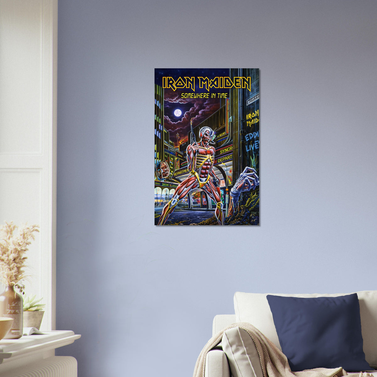 Iron Maiden - Somewhere in Time Album Poster - Heavy Metal Art 4