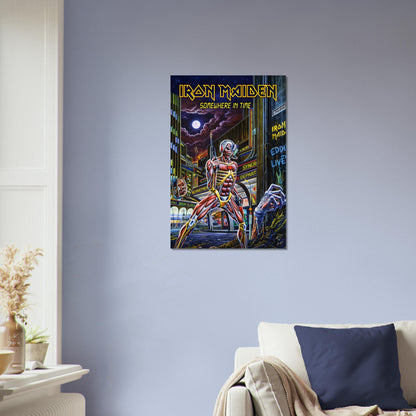 Iron Maiden - Somewhere in Time Album Poster - Heavy Metal Art 4