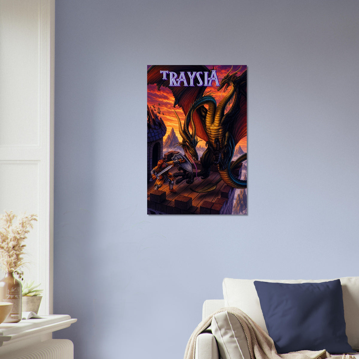 Traysia Poster - Fantasy RPG Adventure Retro Game Art Wall Art Decor 4
