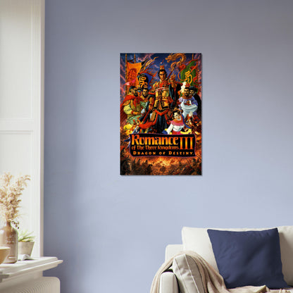 Romance of the Three Kingdoms III Dragon of Destiny Poster Wall Art Decor 4
