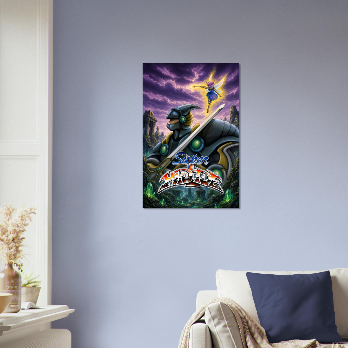 Super Hydlide Poster - Fantasy Action RPG Retro Game Art Wall Art Decor 4