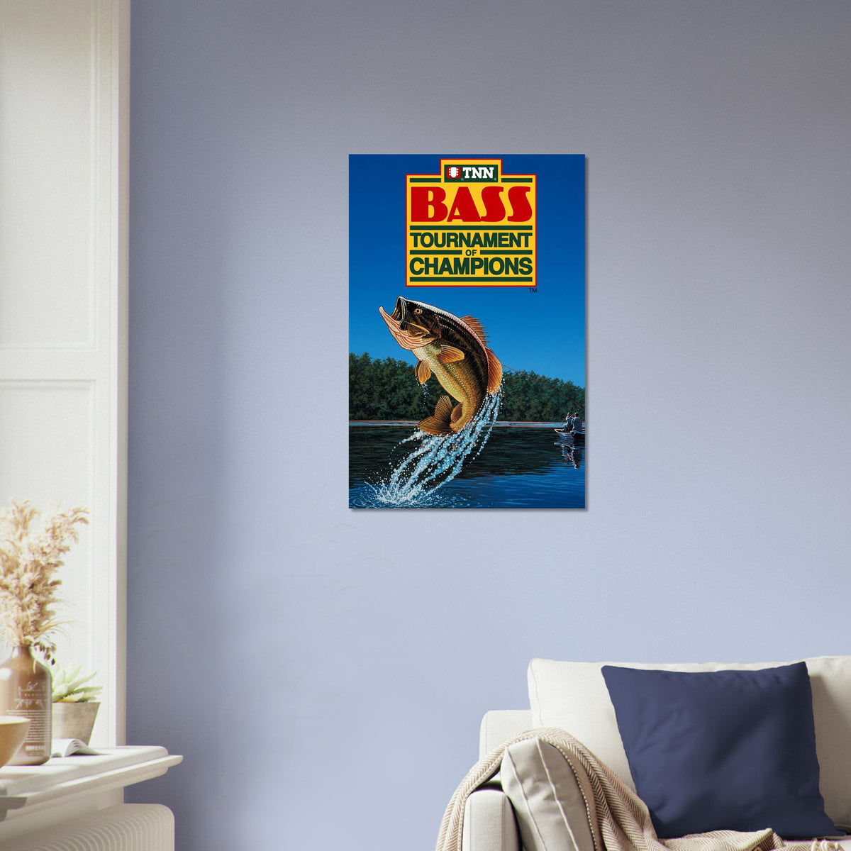 TNN Bass Tournament of Champions Poster – Largemouth Bass Fishing Art 4