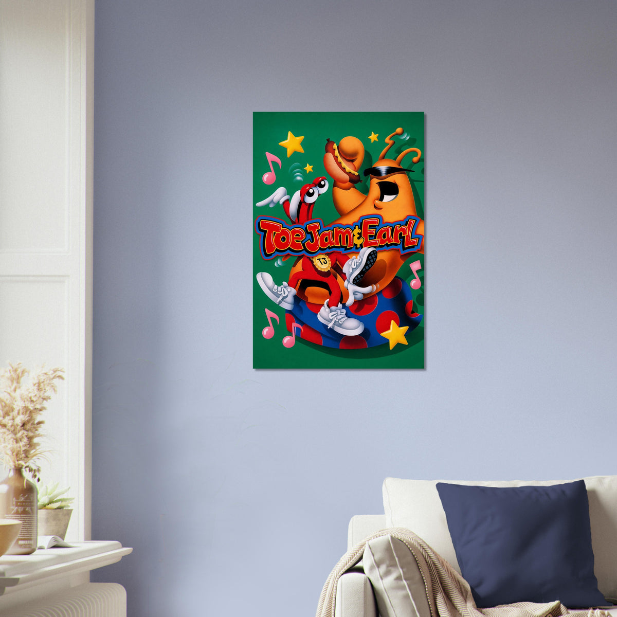 ToeJam & Earl Poster - Funky Alien Duo Retro Game Cover Art Wall Art 4
