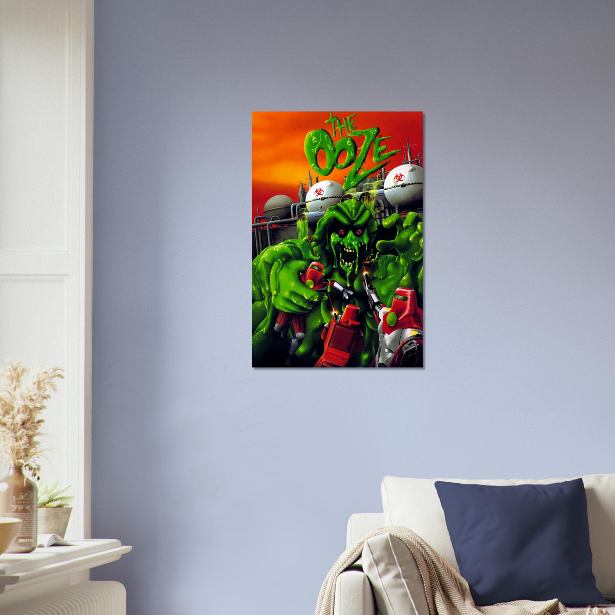 The Ooze Poster – Toxic Slime Monster Video Game Art Wall Art Decor 4