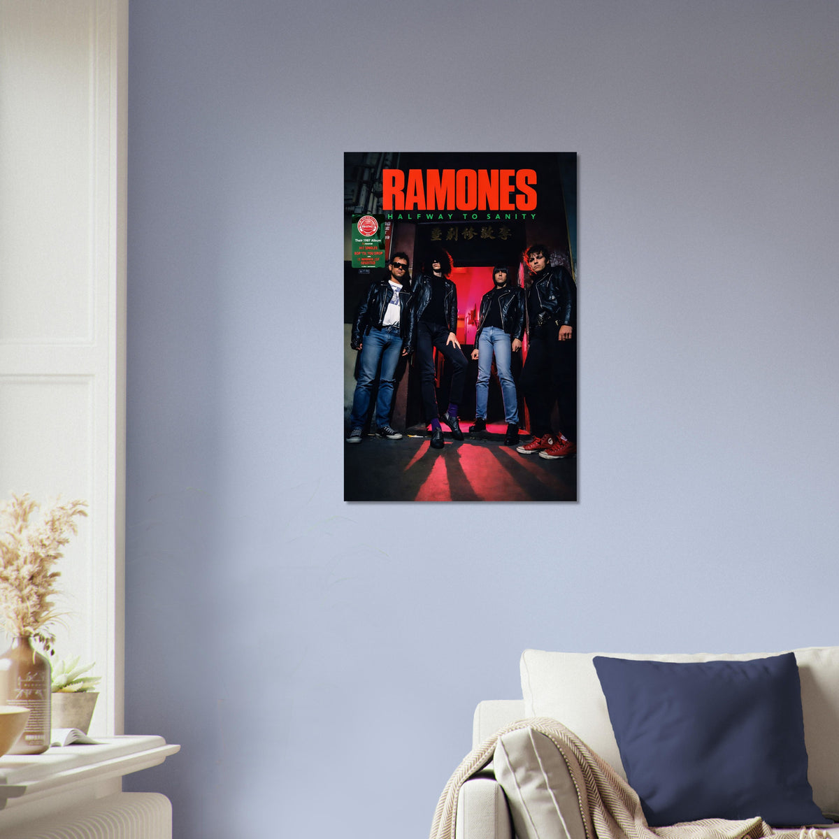 Ramones Poster – Halfway To Sanity – 1980s Punk Rock Album Art 4